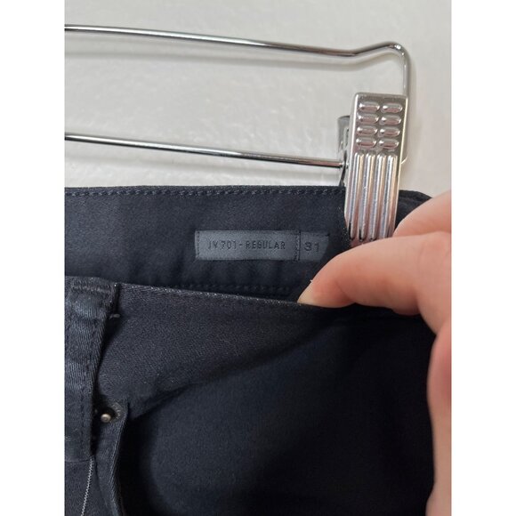 John Varvatos Mens  J701 BLACK WEFT Regular Fit  Jeans 31 Reg - Picture 7 of 12